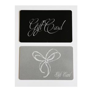 Metallic Blank Gift Card